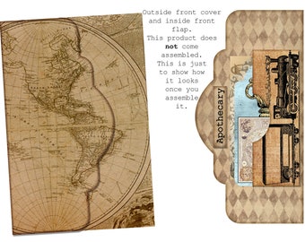 Steampunk Folio Steampunk Junk Journal Kit Printable Instant Download ...