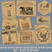 9 Vintage Kitchen Labels, Digital Printable Country Farmhouse Labels ...