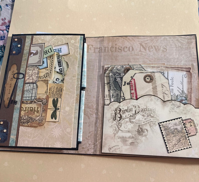 Digital Folio Printable Travel Folio Popin Pages for Junk Etsy