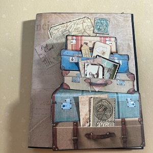 Digital Folio, Printable Travel Folio, Pop-in pages for junk journals, Instant download,  junk journal kit/ephemera