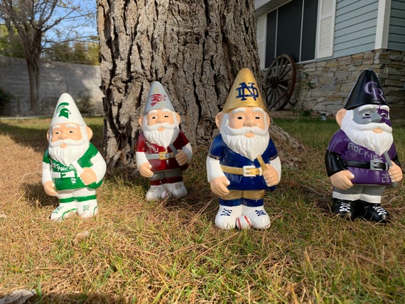 8 Tall Ncaa Football Or Any Sports Team Garden Gnome - Ncaa Garden Gnomes 8 Tall Ncaa Football Or Any Sports Team Garden Gnome - Ncaa Garden Gnomes