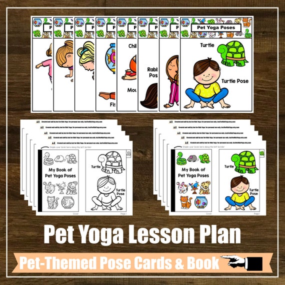 Buy Safari Theme/jungle Theme Yoga & Movement Pose Cards With Lesson Plan  Online in India - Etsy