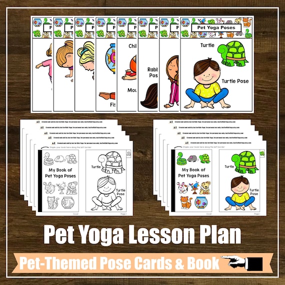 Buy Safari Theme/jungle Theme Yoga & Movement Pose Cards With Lesson Plan  Online in India - Etsy