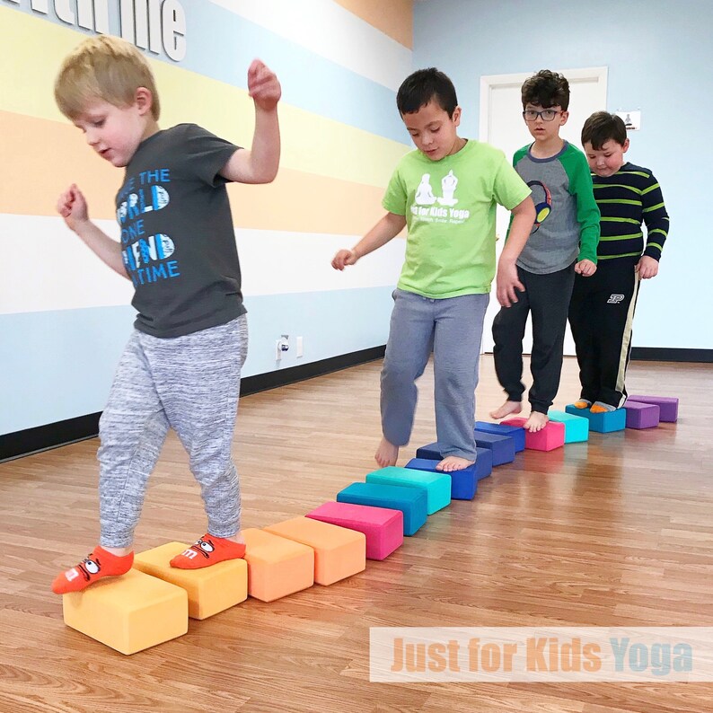 Set of 40 Yoga Block Activity Cards Task Cards Yoga Etsy