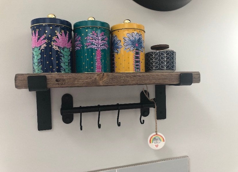 Handmade Scaffold Board Brackets from 105mm to 225mm Shelf Etsy