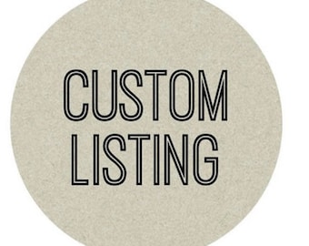 Custom orders