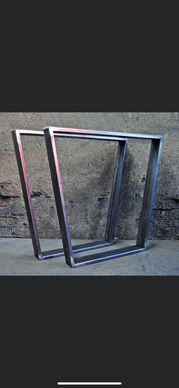 Hand Made Reverse Trapezium Table Legs Dining Table Desk Coffee