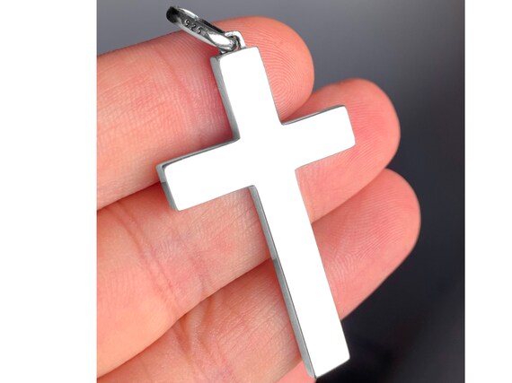Croix De Communion Calice Pendentif Religieux En Argent Etsy