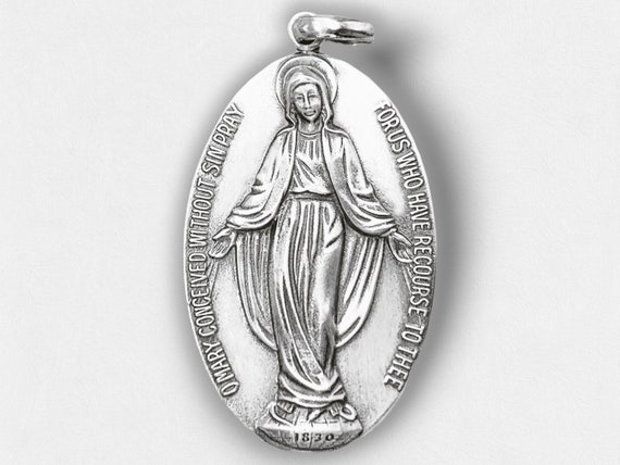 O mary conceived without sin best sale necklace