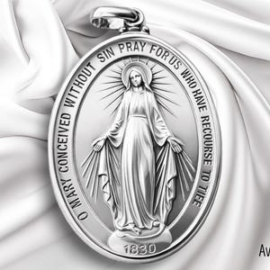 1830 Mary Pendant - Etsy