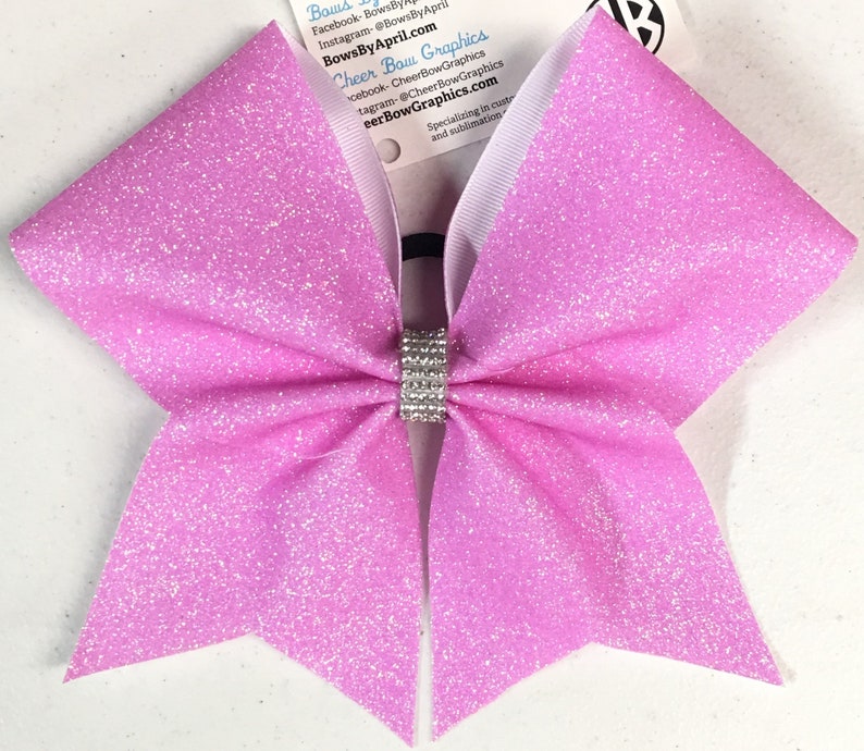 Flawless Sublimated Glitter Hair Bow