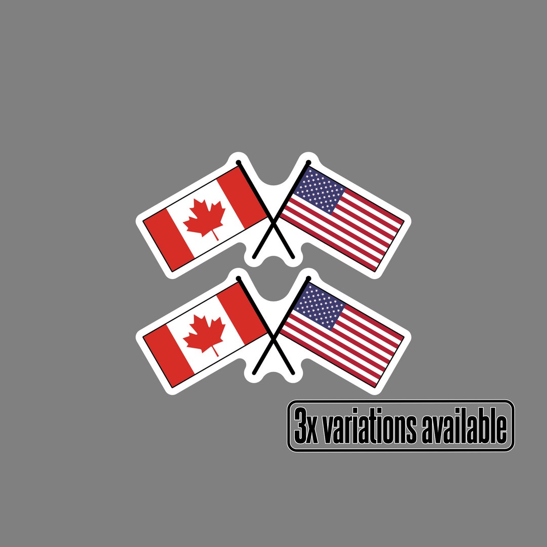 USA and Canada Unity Flags (2x Pack) - Etsy