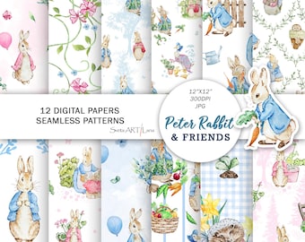 Beatrix Potter Peter Rabbit Forest Paper Dimensional Scene - Etsy