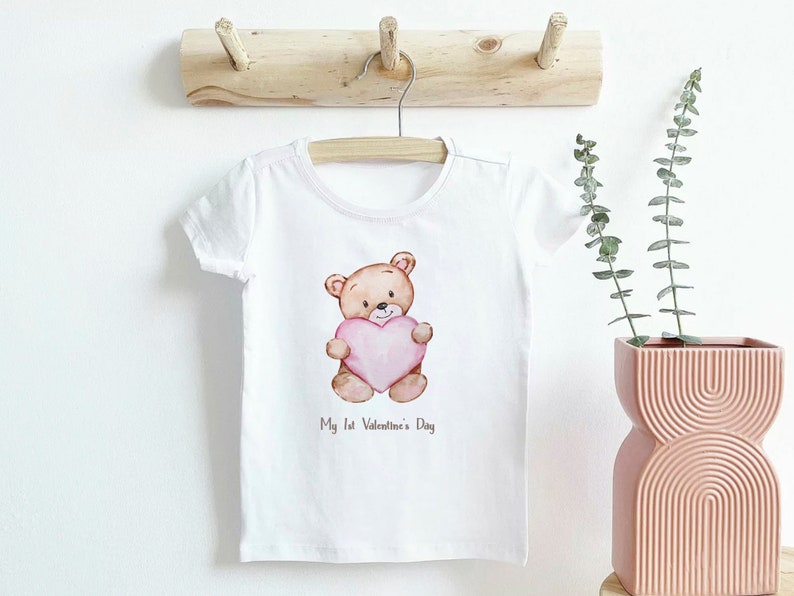 Watercolor Teddy Bear Valentines Day Clipart Little Bear Png - Etsy