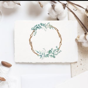 Watercolor Eucalyptus Wreath Png Greenery Wreath Wedding - Etsy