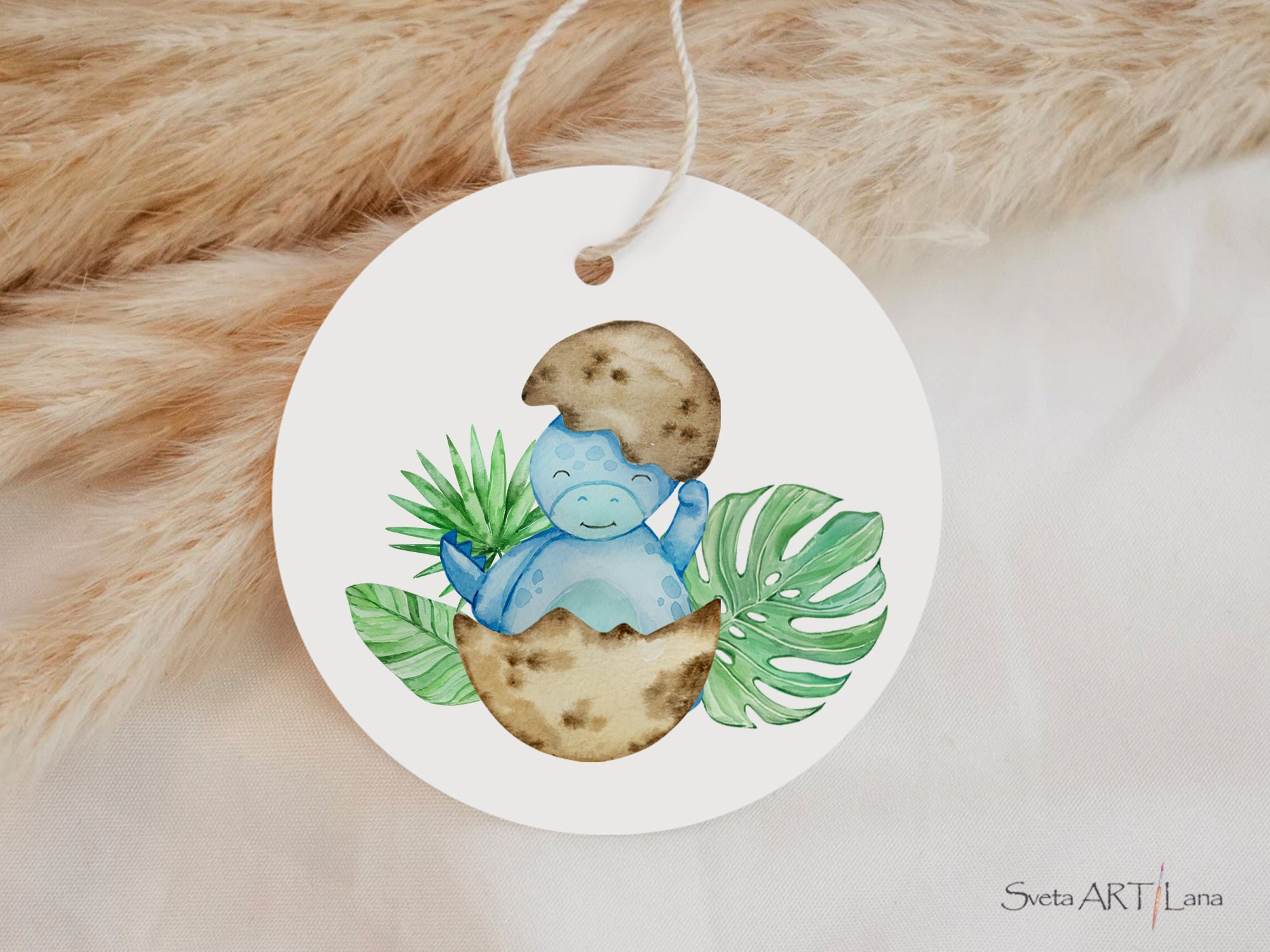 Watercolor Dinosaurs Clipart | Neutral Baby Clip Art | Dino Nursery ...
