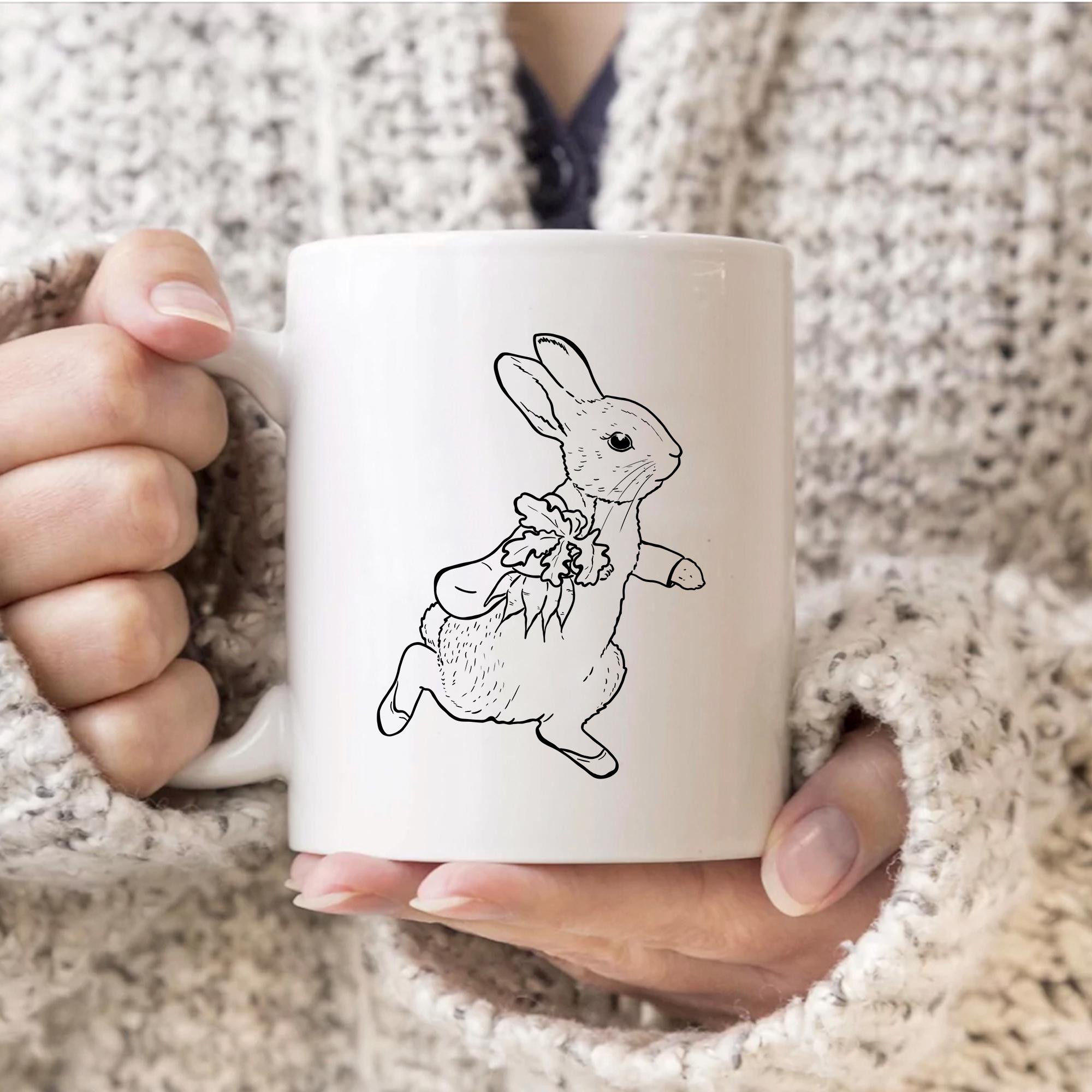 Peter Rabbit Utline Peter Rabbit Line Art Clipart | Black and White Peter Rabbit PNG ...