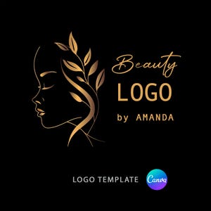 Beauty Salon Logo | Hair Stylist Logo Template | Spa Salon Logo Design | Editable Logo | Beauty Logo | Premade Business Logo | Self-care