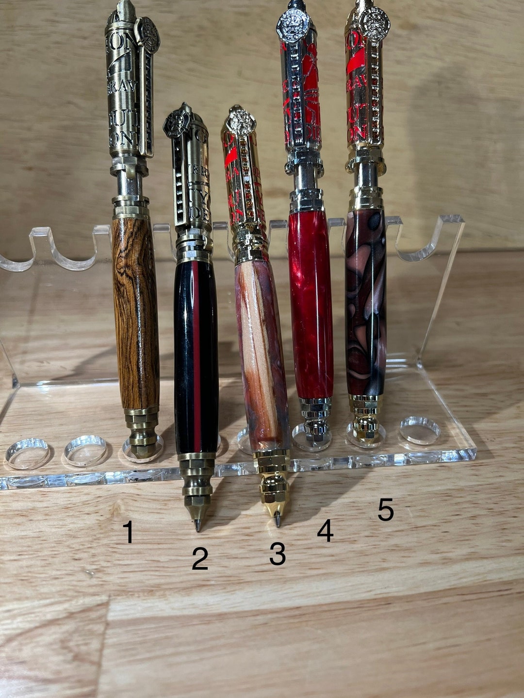 Firefighter “push and Lock” Pen - Etsy