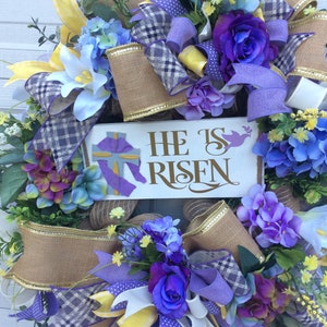 He is Reason, Easter Wreath, Christian Wreath, Easter Decor, Christian
