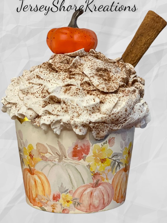 Fake cupcakes, faux cupcakes, fake sweets, fall fake cupcakes, Autumn fake cupcakes, fake prop, photo prop, Decor prop, bakery fake bake