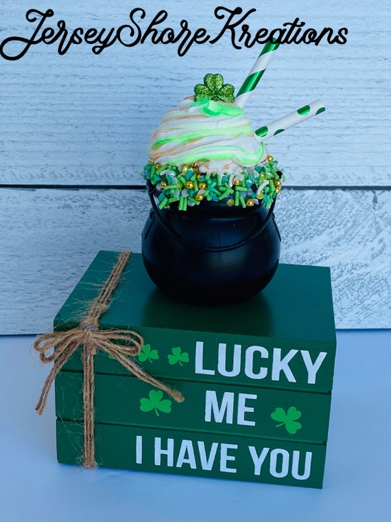 Fake Bake, photo prop, St. Patrick’s Decor, St. Patrick’s Day Fake Bake, Fake Pot of Gold, Luck of the Irish Fake Bake, Lucky Fake Bake