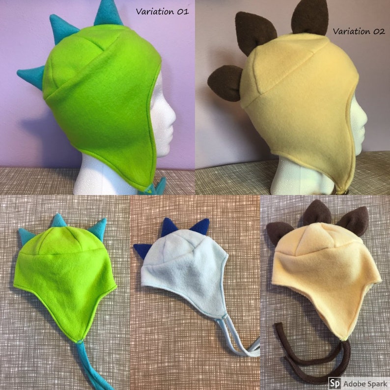 Dinosaur ear flap hat/Dinosaur InfantToddlerKidsgirlboy image 0