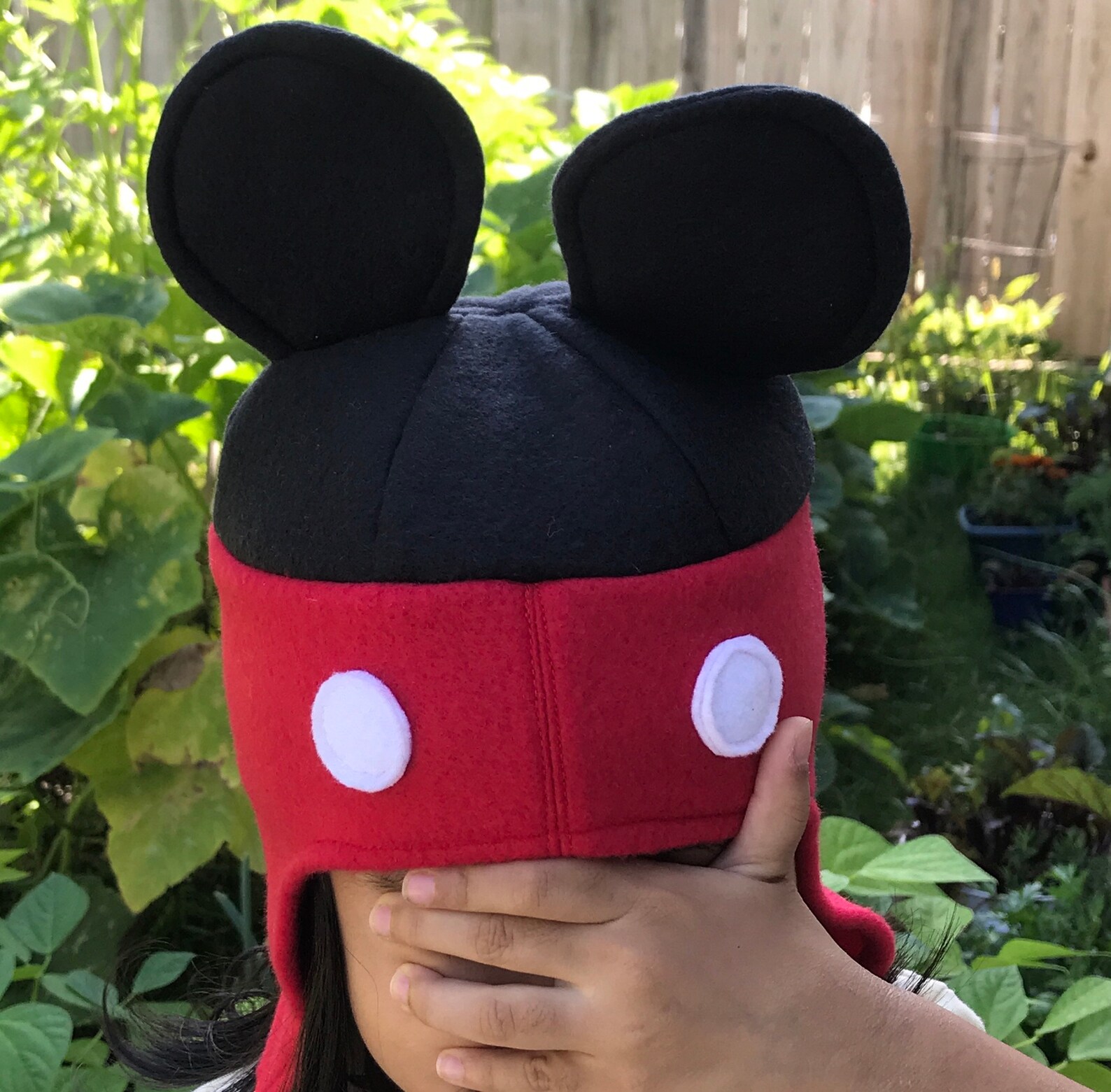 Mickey inspired Mouse Ears fleece hats/ winter hats/ Halloween Etsy
