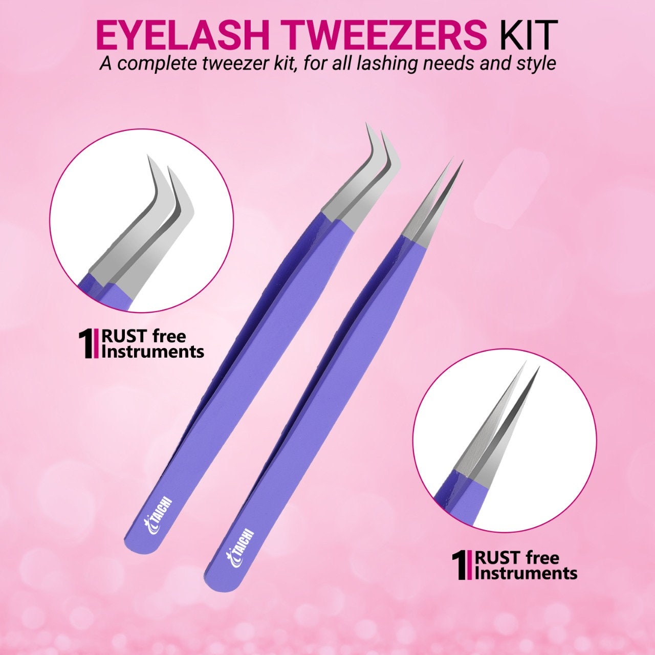 Best Isolation Tweezers For Lash Extensions TI/198C Blue Etsy