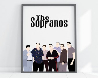 Sopranos Wall Art Etsy
