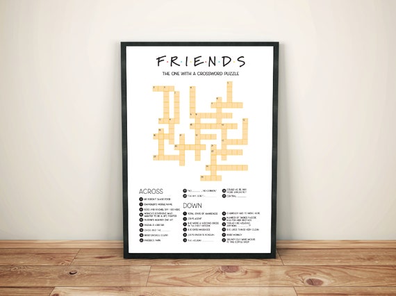 Friends Tv Show Crossword Puzzle Wall Art India - Wall Paintings Crossword Puzzle Clue Friends Tv Show Crossword Puzzle Wall Art India - Wall Paintings Crossword Puzzle Clue