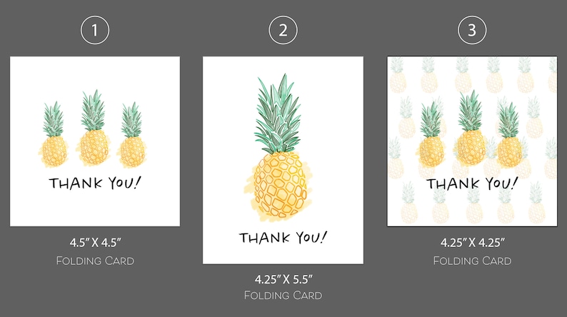 Summer Party Thank You Cards