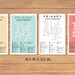 Friends TV Show Crossword Puzzle Mini Party Games - Etsy