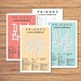 Friends TV Show Crossword Puzzle Mini Party Games - Etsy