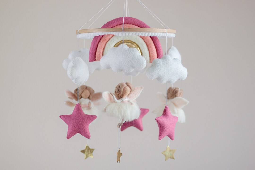 Fairy Baby Mobile Nursery Mobile Baby Crib Mobile Girls Etsy