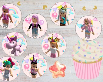 Roblox Meep Personalized Edible Print Premium Cake Topper Frosting Sheet 5 Size