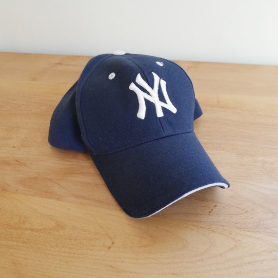 Vintage New York Yankees baseball cap hat embroid… - image 3