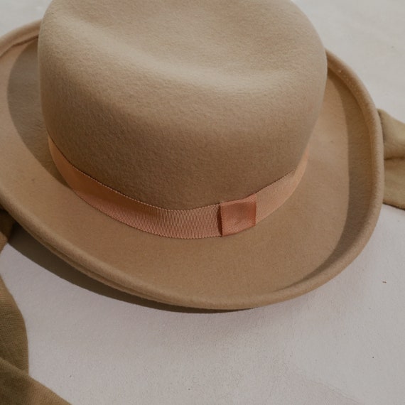 Vintage Bollman Hat Co Doeskin Felt 100 