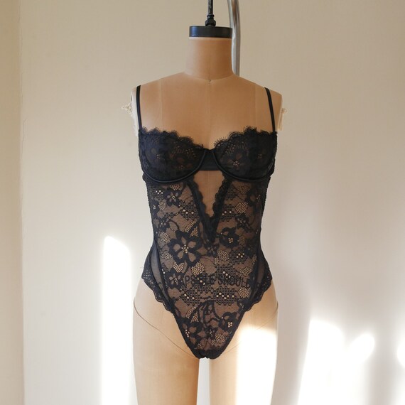 Black lace bodysuit one piece | Victoria’s Secret… - image 3