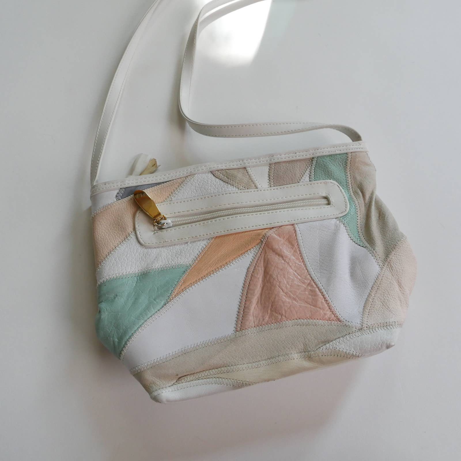 THE SAK vintage “Denna” patchwork leather crossbody bag/purse | Patchwork  leather, Purses and bags, Leather crossbody bag