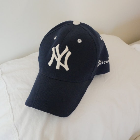Vintage New York Yankees baseball cap hat embroid… - image 7