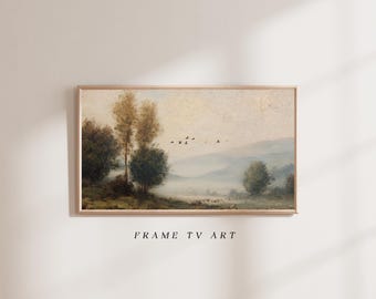 Misty Lake Frame TV Art (Digital Download)