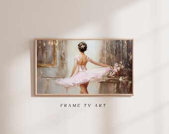 Vintage Ballerina Frame TV Art (Digital Download)