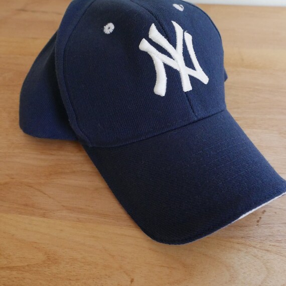 Vintage New York Yankees baseball cap hat embroid… - image 5
