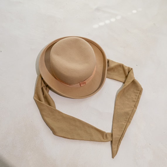 Vintage Bollman Hat Co Doeskin Felt 100 