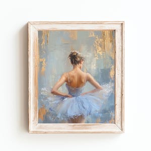 Vintage Ballerina Art Print: Whimsical Balletcore Decor (Digital Download)