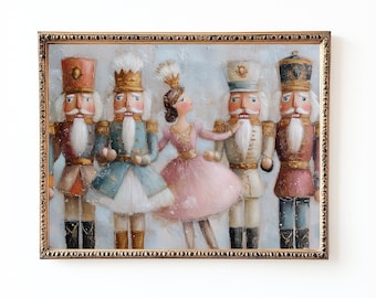 Nutcracker Ballet Print | Sugar Plum Fairy, Holiday Decor (Instant Download)