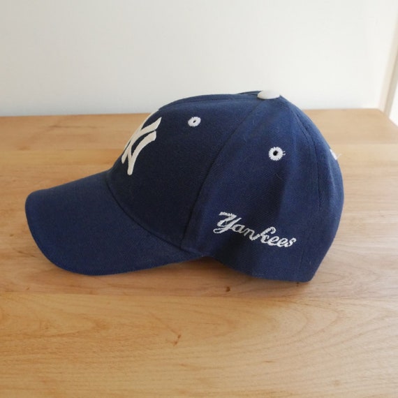 Vintage New York Yankees baseball cap hat embroid… - image 2