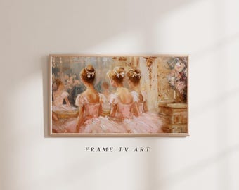 Girly Ballerina Frame TV Art (Digital Download)