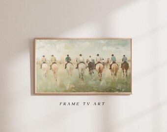 Equestrian Riders Frame TV Art (Digital Download)